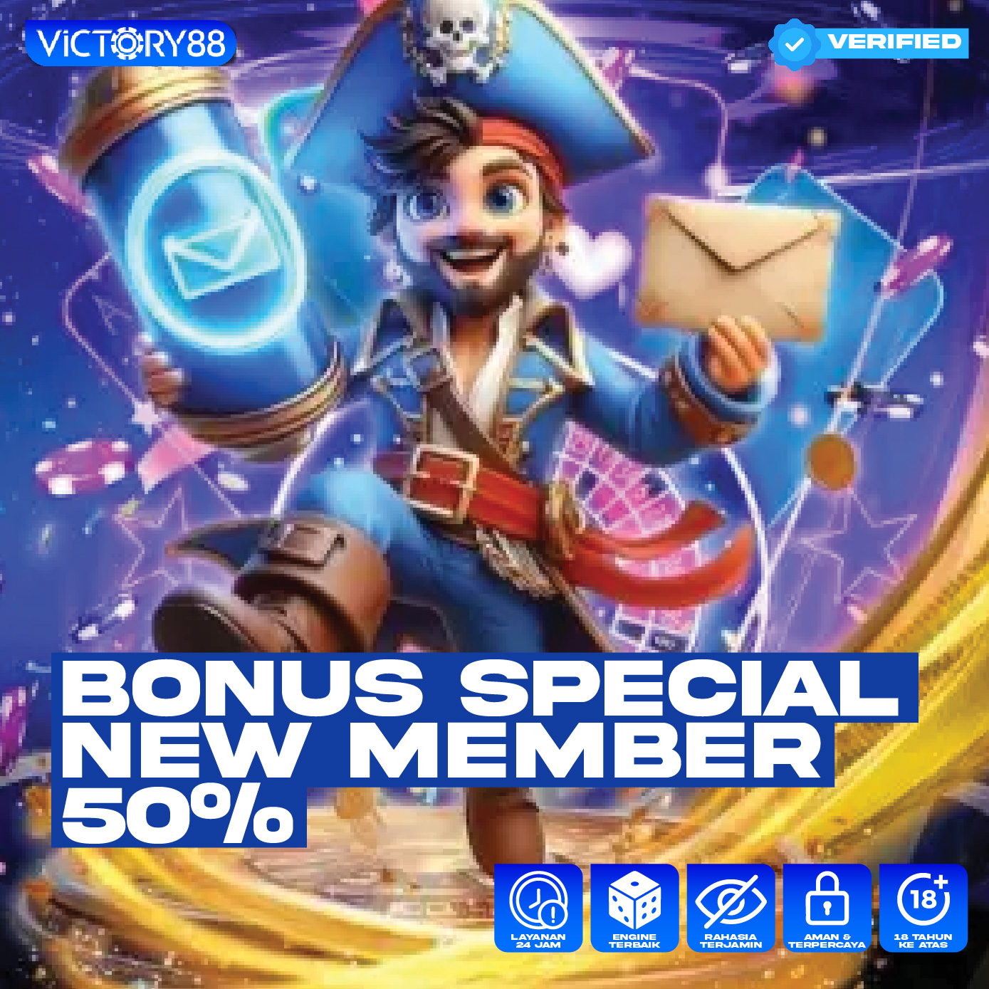 Victory88 Situs Slot Gacor Bonus Deposit New Member 50%