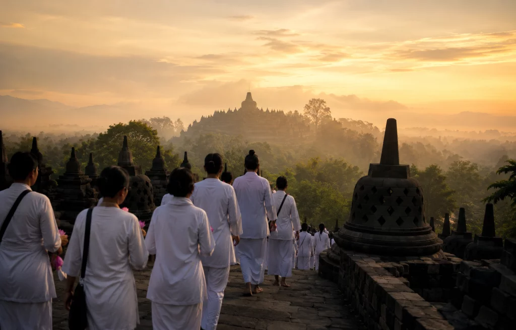 Ribuan Lampion Waisak Borobudur 31 Mei 2026, Estetika yang Bikin Dunia Terpukau
