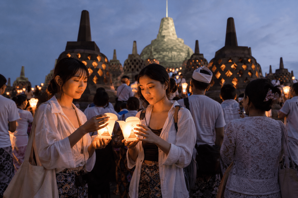 Ribuan Lampion Waisak Borobudur 31 Mei 2026, Estetika yang Bikin Dunia Terpukau 6 Ribuan Lampion Waisak Borobudur 31 Mei 2026, Estetika yang Bikin Dunia Terpukau