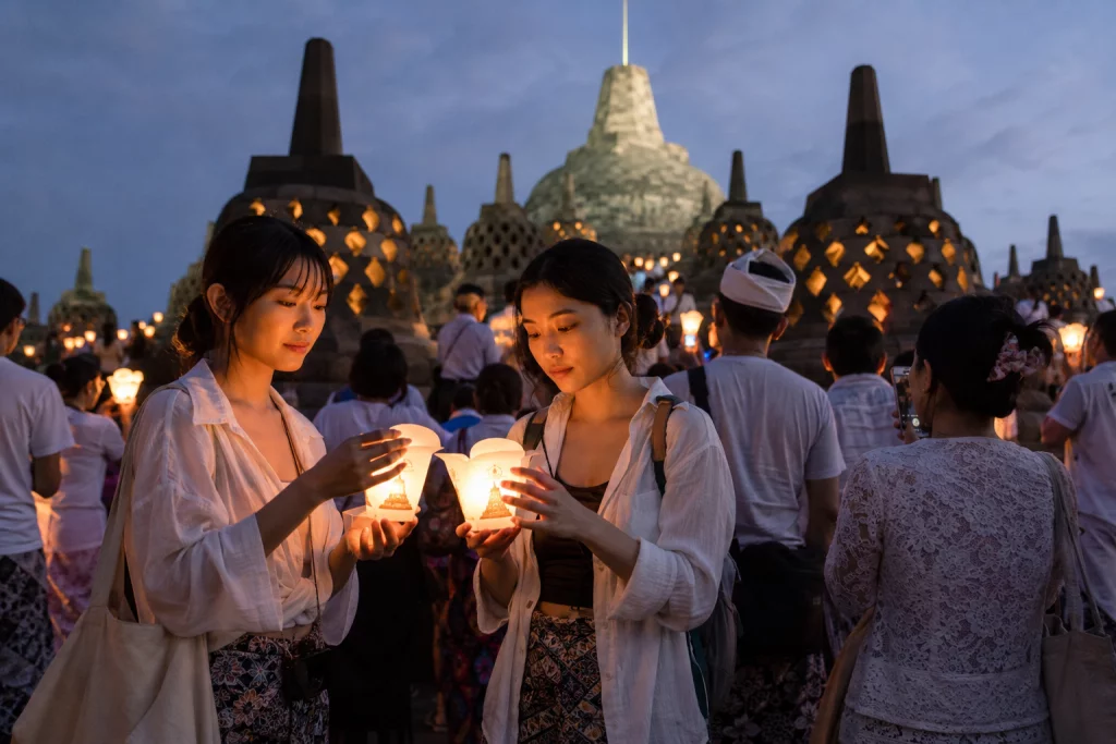 Ribuan Lampion Waisak Borobudur 31 Mei 2026, Estetika yang Bikin Dunia Terpukau