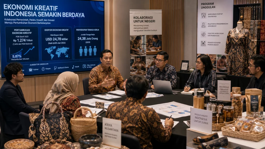 Menekraf Tegaskan Seni Budaya Kini Jadi Penggerak Ekonomi Kreatif Bangsa
