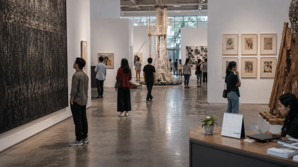 Suasana ARTJOG 2026 pada minggu terakhir pameran